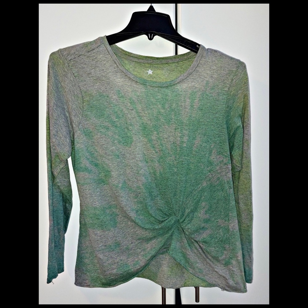 Vanilla Star Tie Dye Long Sleeve Shirt